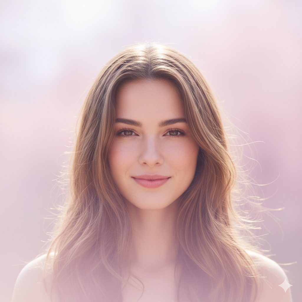 Exemplo de retrato de alma gêmea gerado por IA