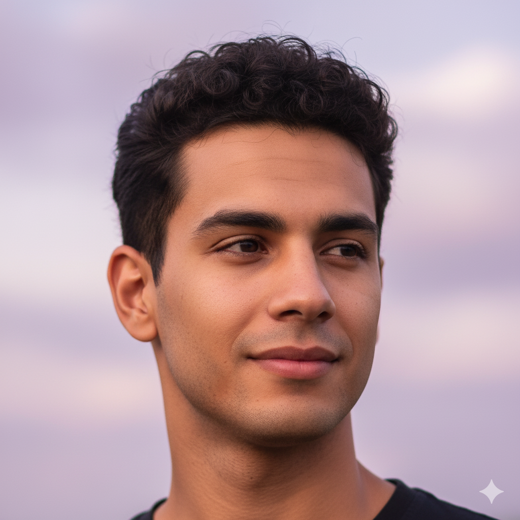 Retrato de alma gêmea gerado por IA